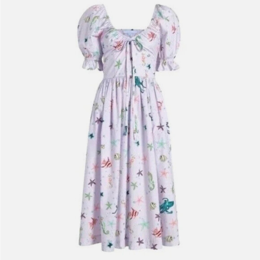 Hill House Ophelia Sea Creature print dress